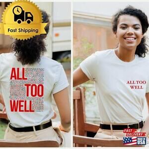 All Too Well S Version T Shirt 2 Sided